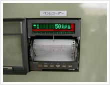 チャート紙記録イメージ図